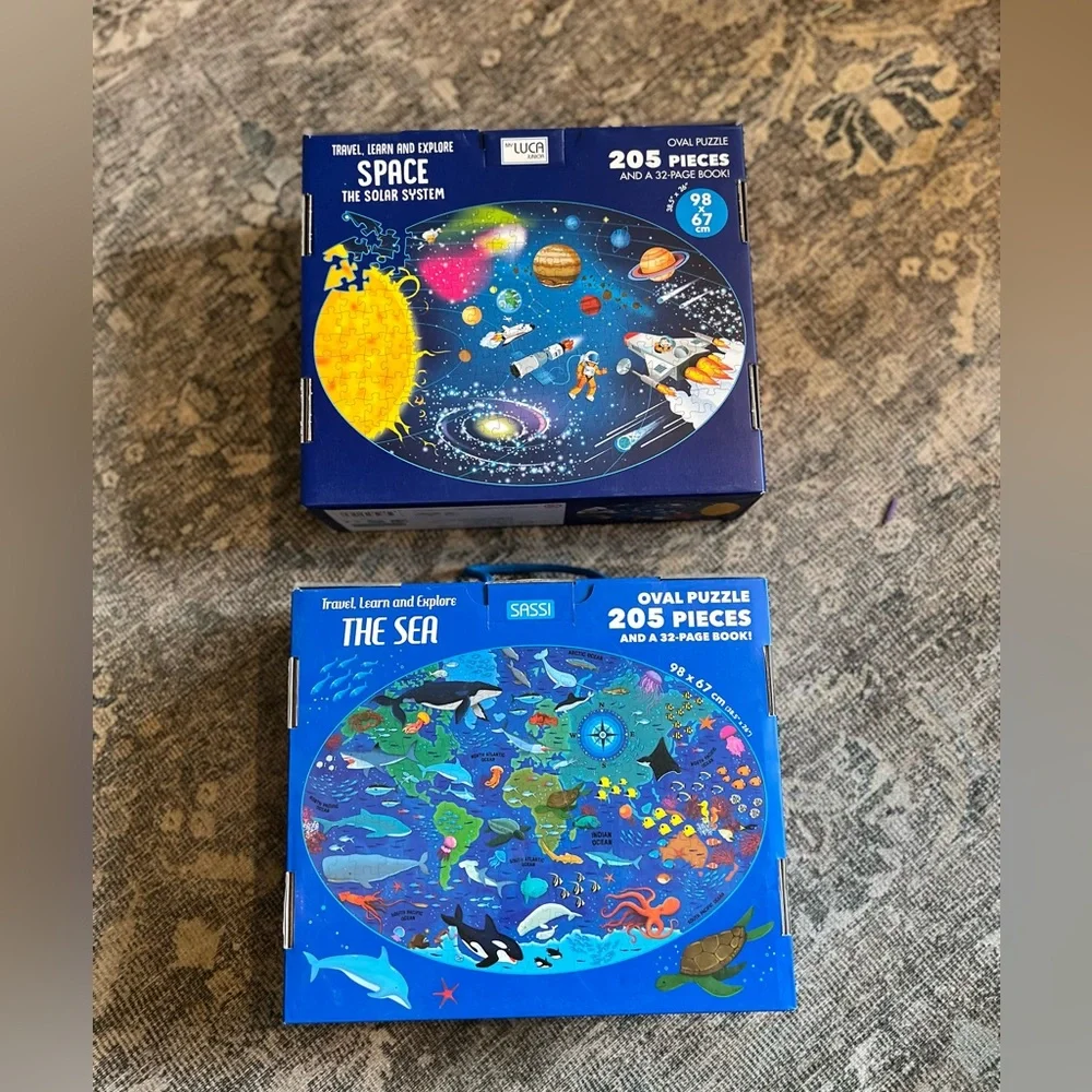 Carry Puzzle Travel & Learn: Space & Sea